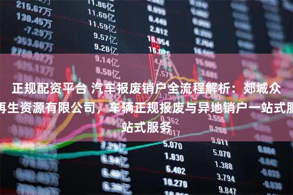 正规配资平台 汽车报废销户全流程解析：郯城众联再生资源有限公司，车辆正规报废与异地销户一站式服务